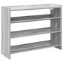 Voir la diapositive 2 : VIDAXL Etagere a chaussures sonoma gris 80x25x62 cm bois d'ingenierie