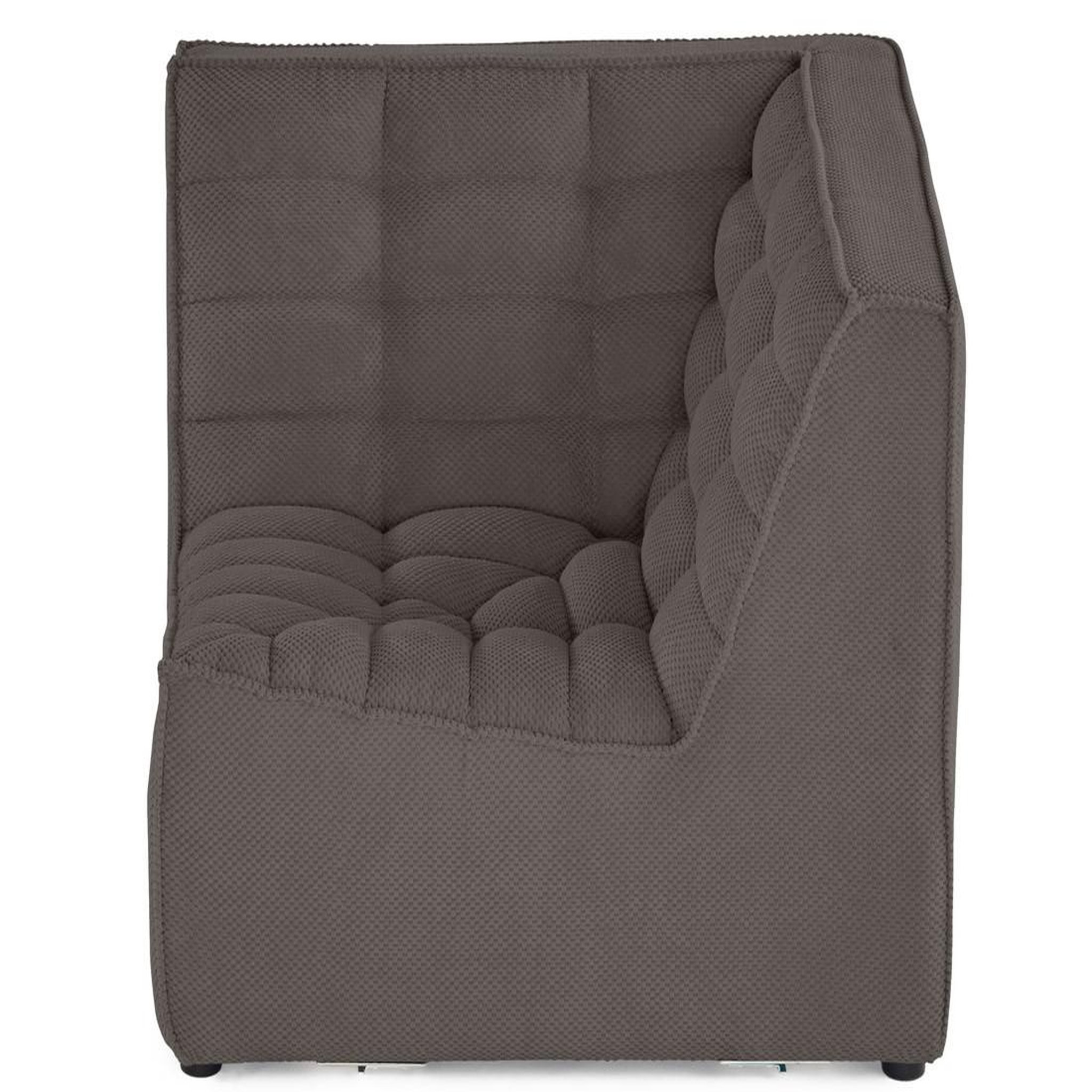 Voir la diapositive 6 : BEST MOBILIER Ellie - module d'angle en velours texturé