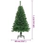 Voir la diapositive 6 : VIDAXL Arbre de Noël artificiel avec branches épaisses vert 120 cm PVC