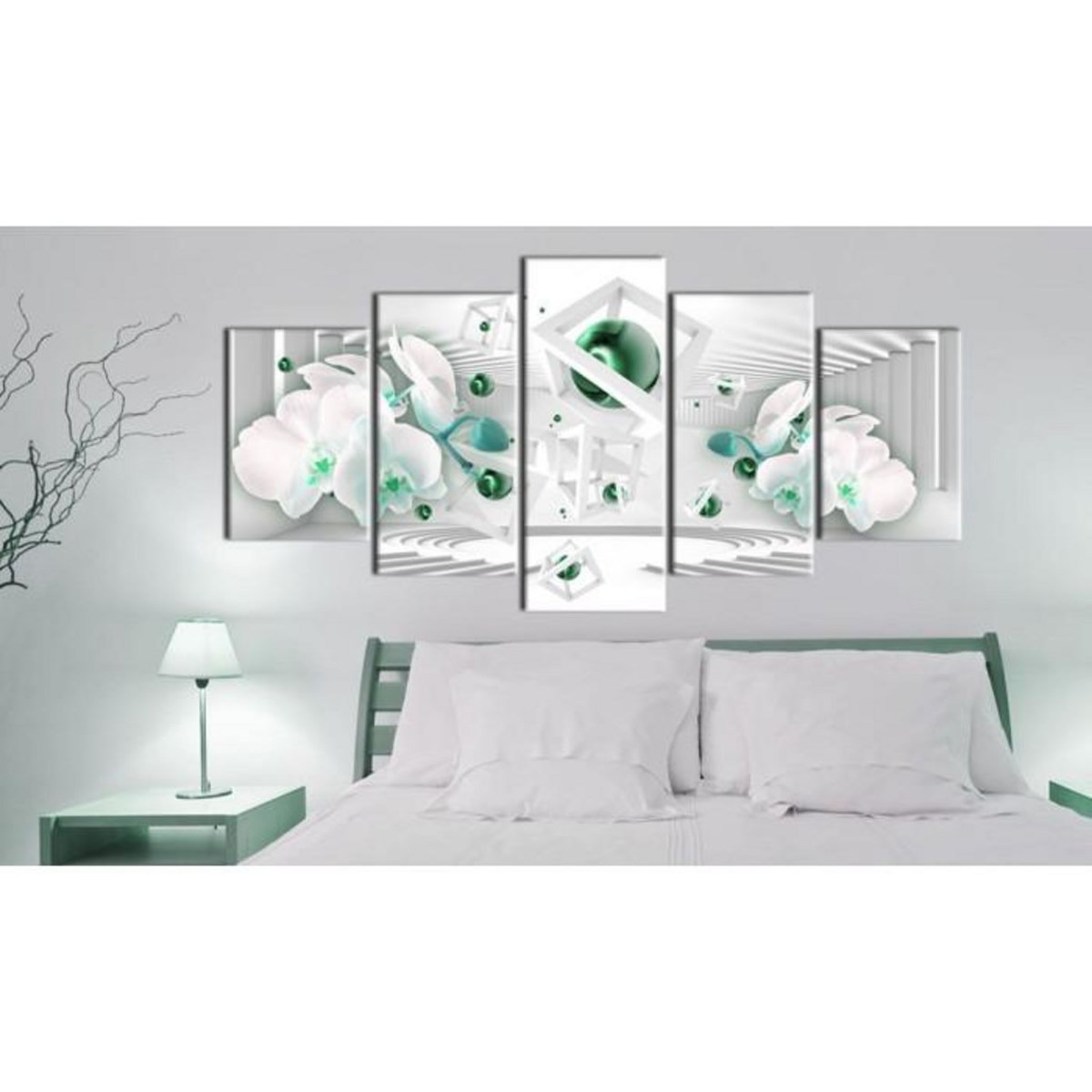 Paris Prix Tableau Imprimé  Danse Turquoise