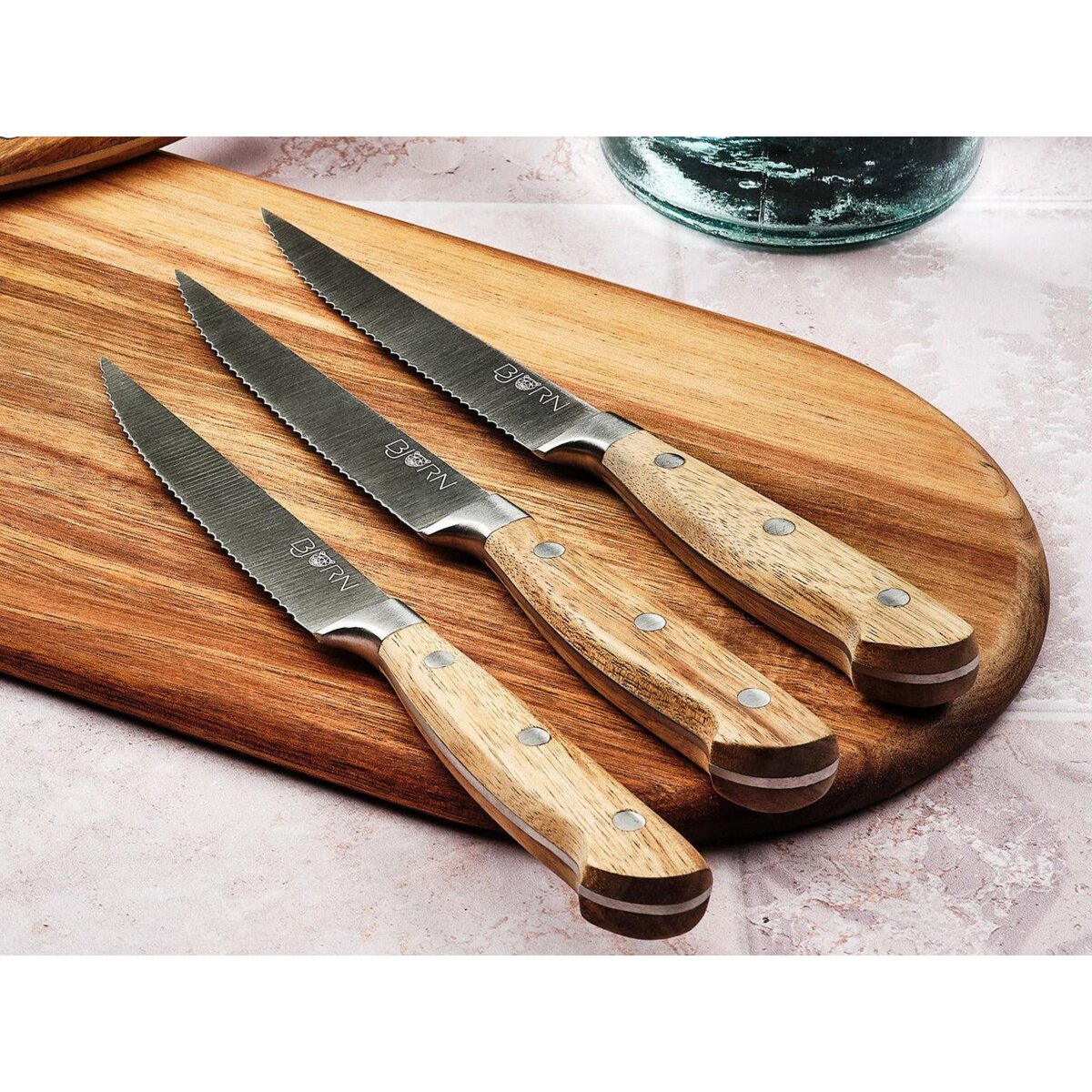 BJORN Couteaux à steak JAKOB - 6 pièces
