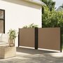Voir la diapositive 1 : VIDAXL Auvent lateral retractable taupe 140x600 cm