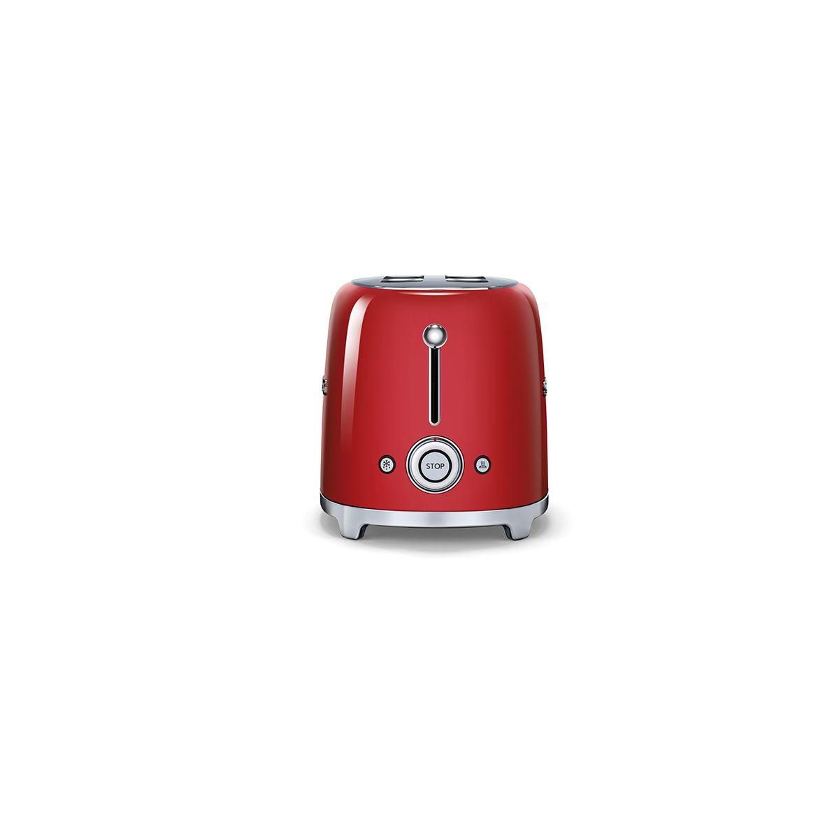 SMEG Grille-pain TSF02RDEU rouge