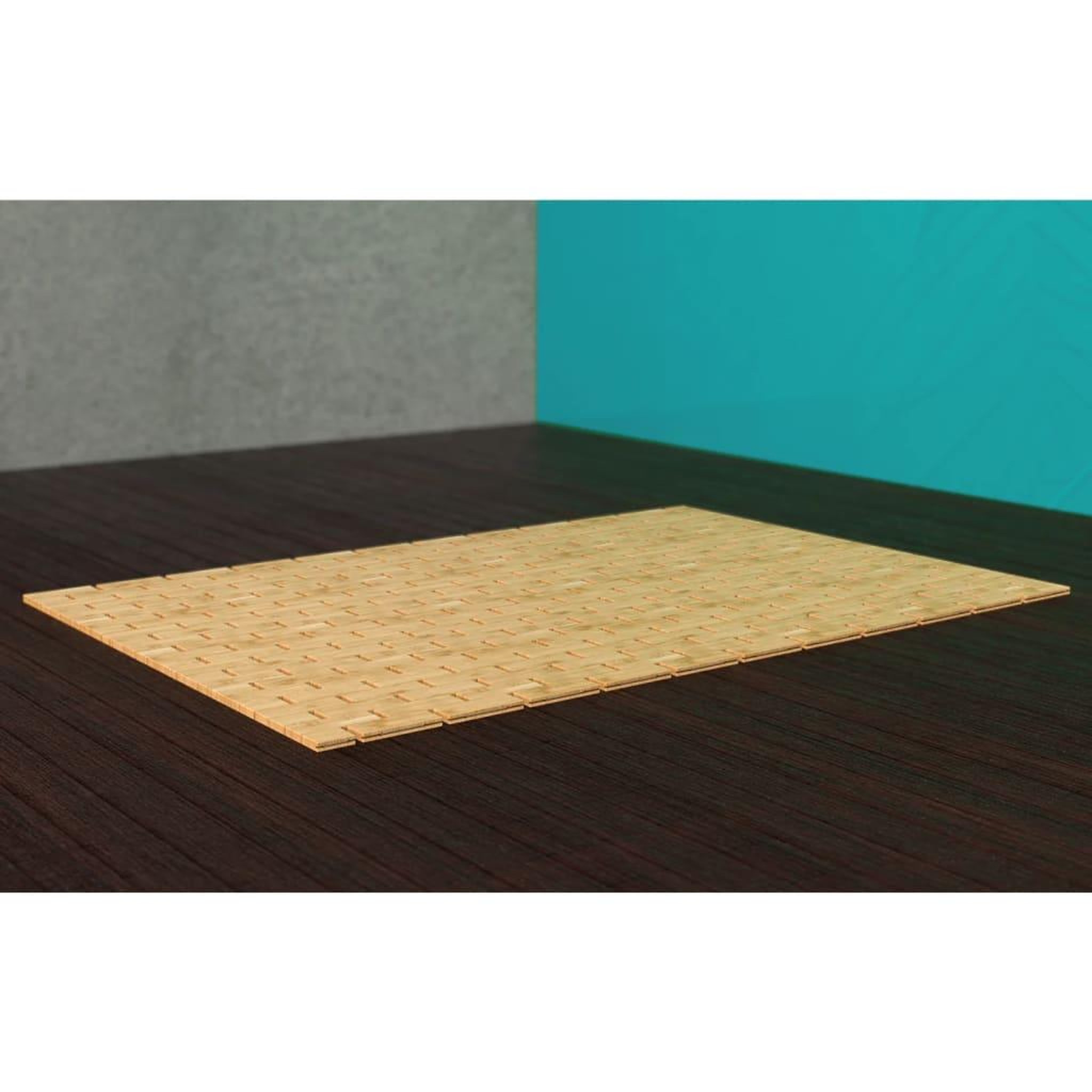 Voir la diapositive 1 : EISL EISL Tapis de salle de bain Bambou 50x70 cm