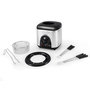 Voir la diapositive 1 : KITCHENCOOK Kitchencook - Friteuse électrique 1l 2en1  - Avec Service à Fondue - Couvercle Avec Fenêtre - Revêtement Antiadhésif