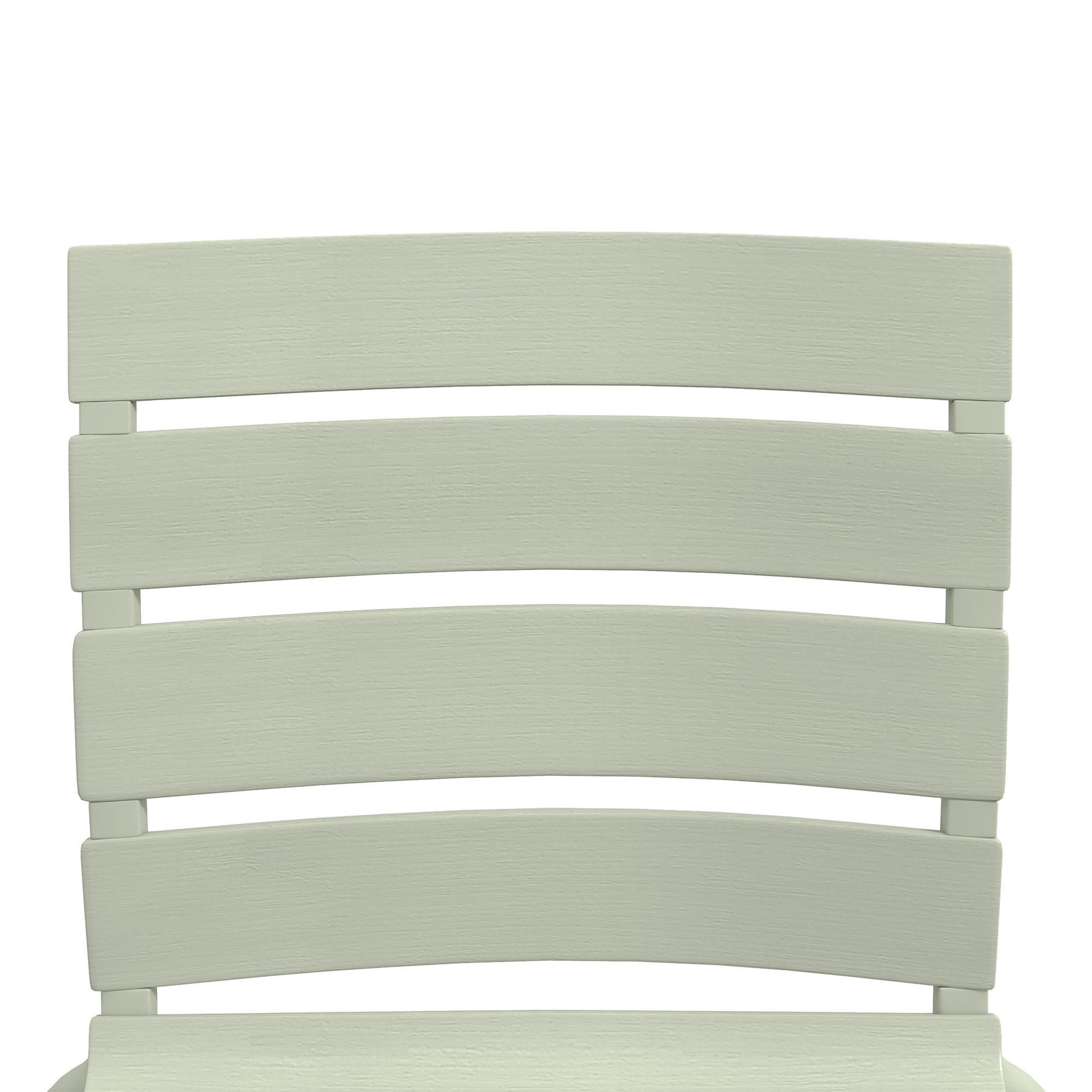 Voir la diapositive 5 : OUTSUNNY Lot de 4 chaises de jardin empilables avec assise et dossier à lattes vert
