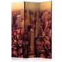 Paris Prix Paravent 3 Volets  Bird Eye View of Manhattan, New York  135x172cm