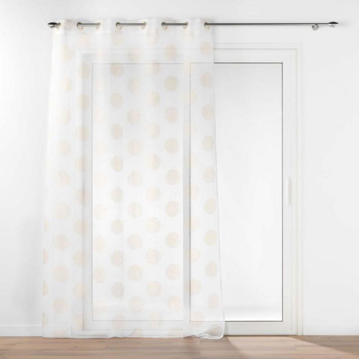 Paris Prix Rideau Voilage à Œillets  Sixtine  140x280cm Or