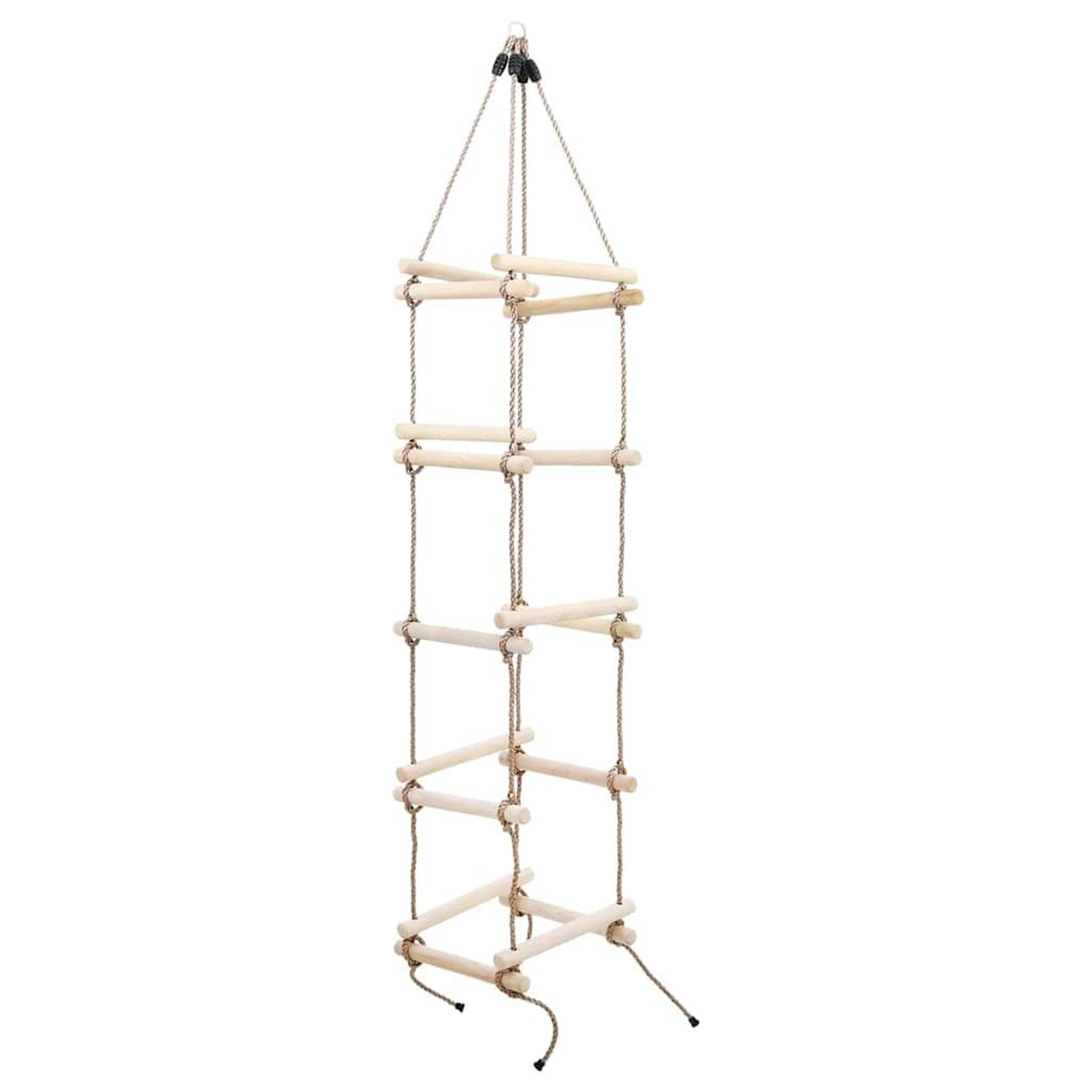 Voir la diapositive 2 : VIDAXL Echelle de corde pour enfants 200 cm Bois