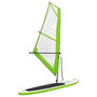 Voir la diapositive 2 : VIDAXL Ensemble de planche SUP gonflable avec voile Vert et blanc