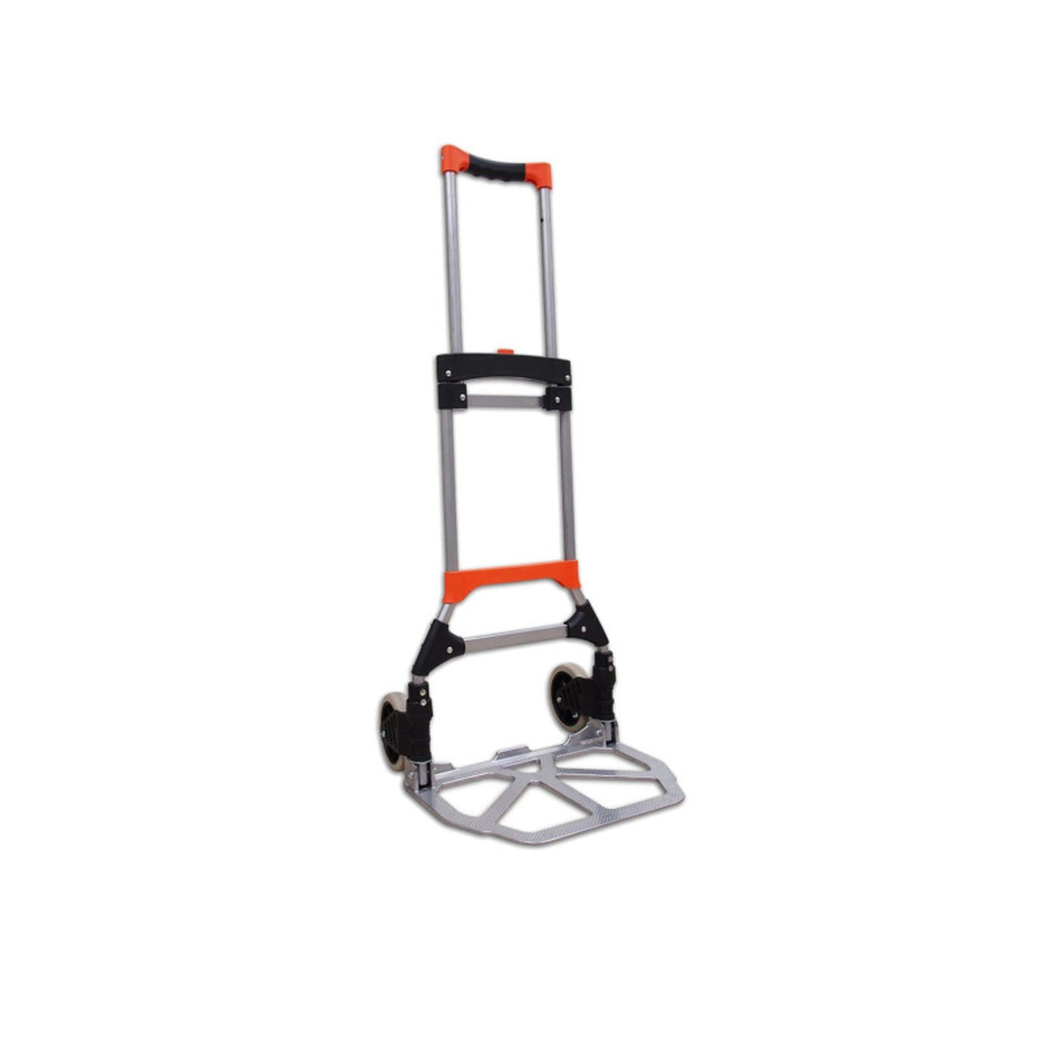 Voir la diapositive 1 :  Diable aluminium télescopique et pliable - 80 kg
