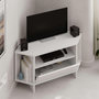 Voir la diapositive 3 : Habitat et Jardin Meuble TV en bois  Viva  - 95 x 35 x 45 cm - Blanc