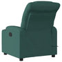 Voir la diapositive 5 : VIDAXL Fauteuil de massage inclinable electrique Vert fonce Tissu