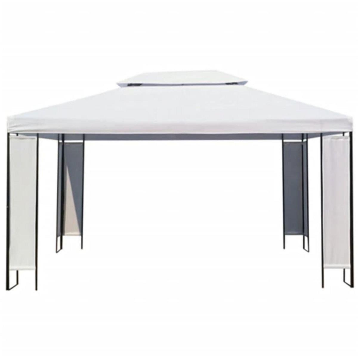 VIDAXL Chapiteau de jardin Blanc 3 x 4 m