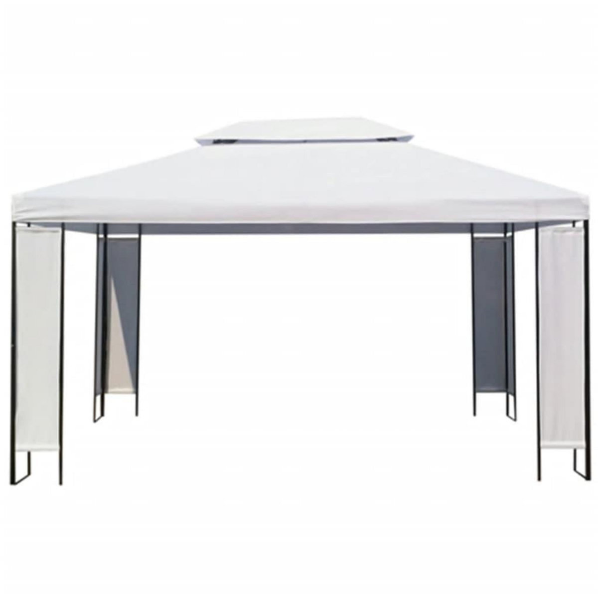 VIDAXL Chapiteau de jardin Blanc 3 x 4 m