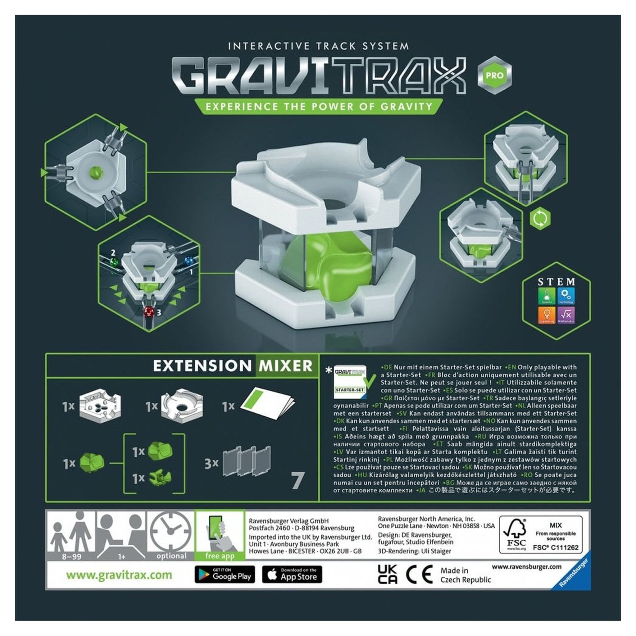 Voir la diapositive 3 : RAVENSBURGER GraviTrax Pro bloc d'action Mixer 