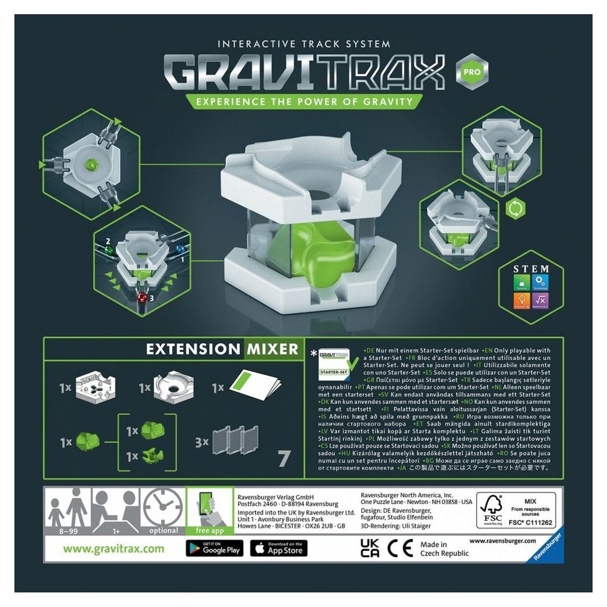 RAVENSBURGER GraviTrax Pro bloc d'action Mixer 