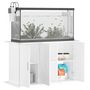 Voir la diapositive 3 : VIDAXL Support pour aquarium blanc 101x41x58 cm bois d ingénierie