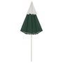 Voir la diapositive 4 : VIDAXL Parasol de plage vert 300 cm