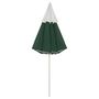 Voir la diapositive 4 : VIDAXL Parasol de plage vert 300 cm