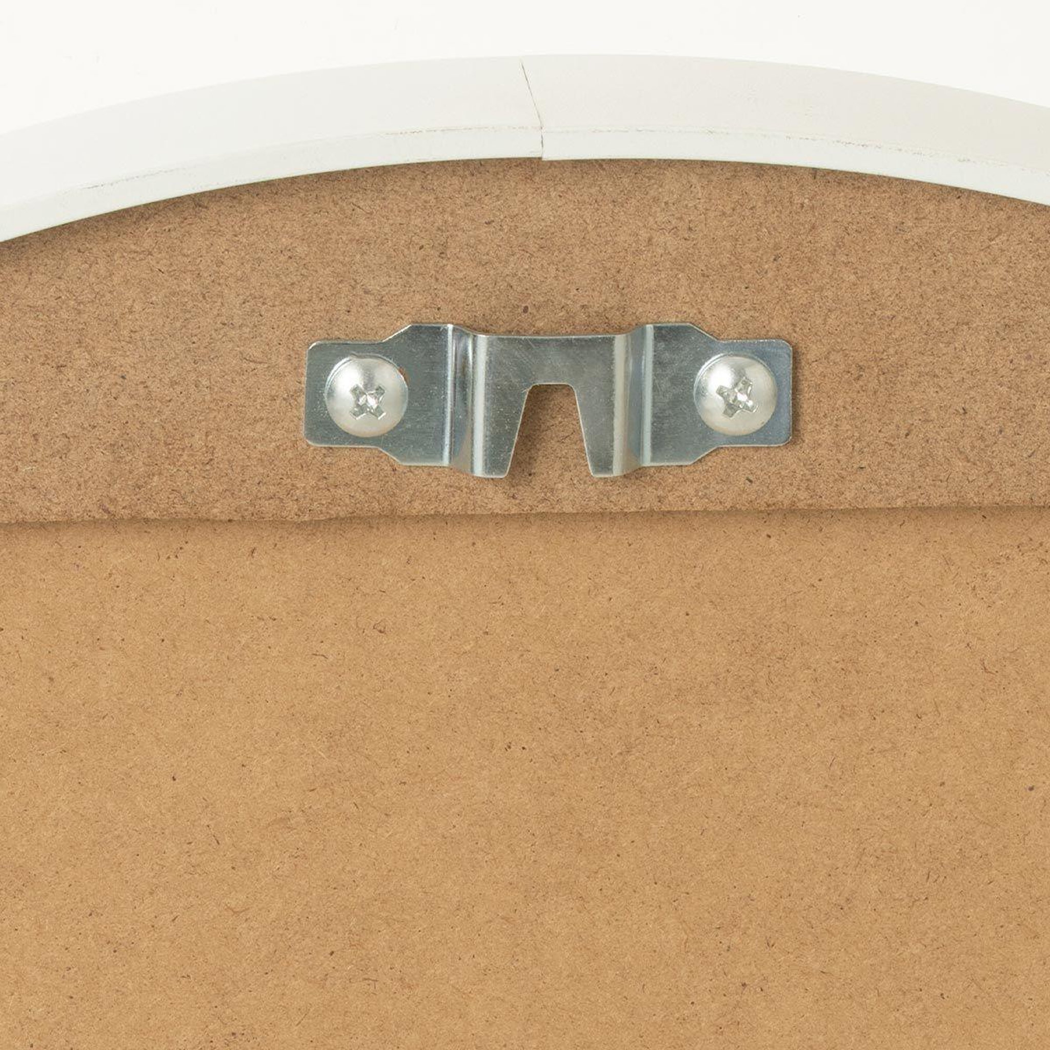 Voir la diapositive 3 : J-LINE Miroir Mural Rond  Alicia  40cm Blanc