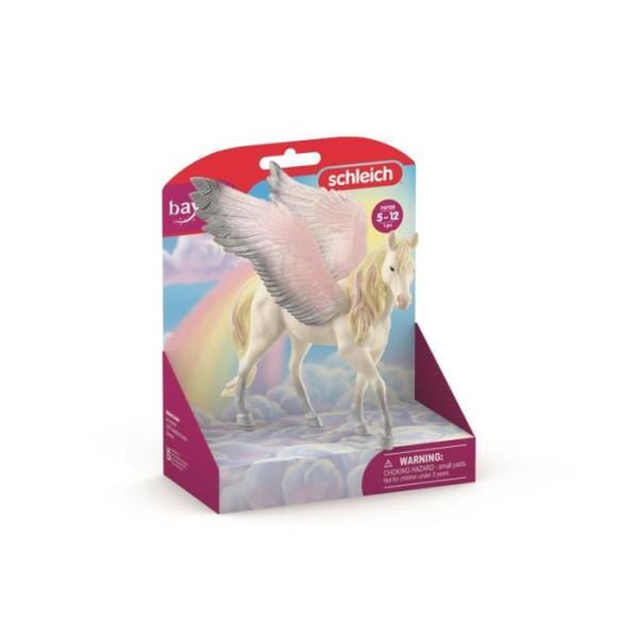 Voir la diapositive 2 : Schleich Figurine Pégase Ailée - Avec Ailes et Criniere Brillantes - Figurine Cheval Amusante et Durable - Cadeau pour Enfants a Partir