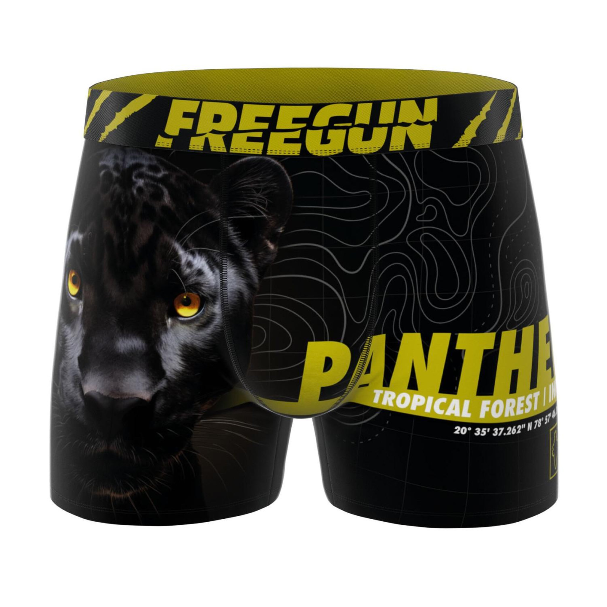 Voir la diapositive 3 : FREEGUN Lot de 3 boxers enfant wild life