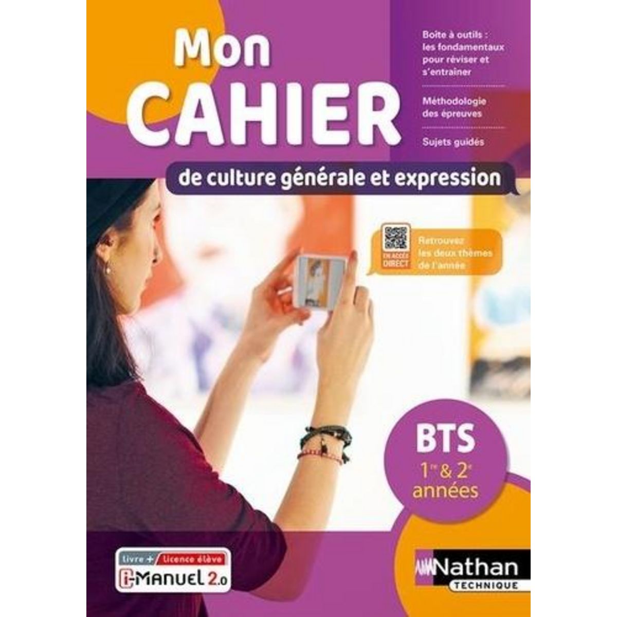 MON CAHIER DE CULTURE GENERALE ET EXPRESSION BTS 1RE & 2E ANNEES, Davreu Charlotte