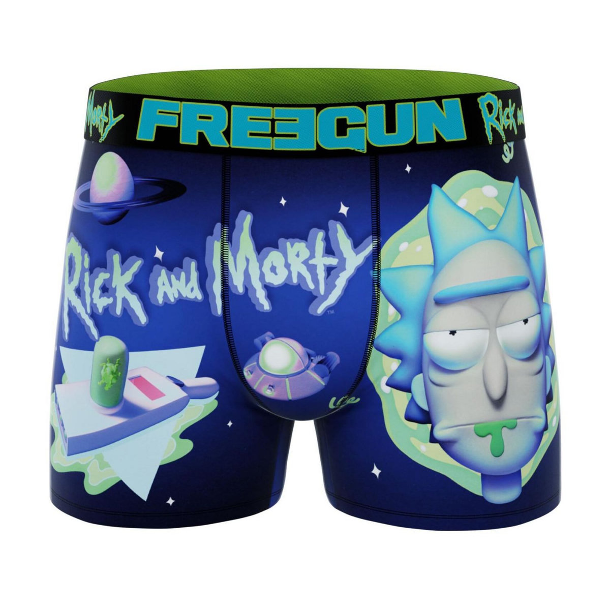 FREEGUN Lot de 3 boxers homme Rick & Morty