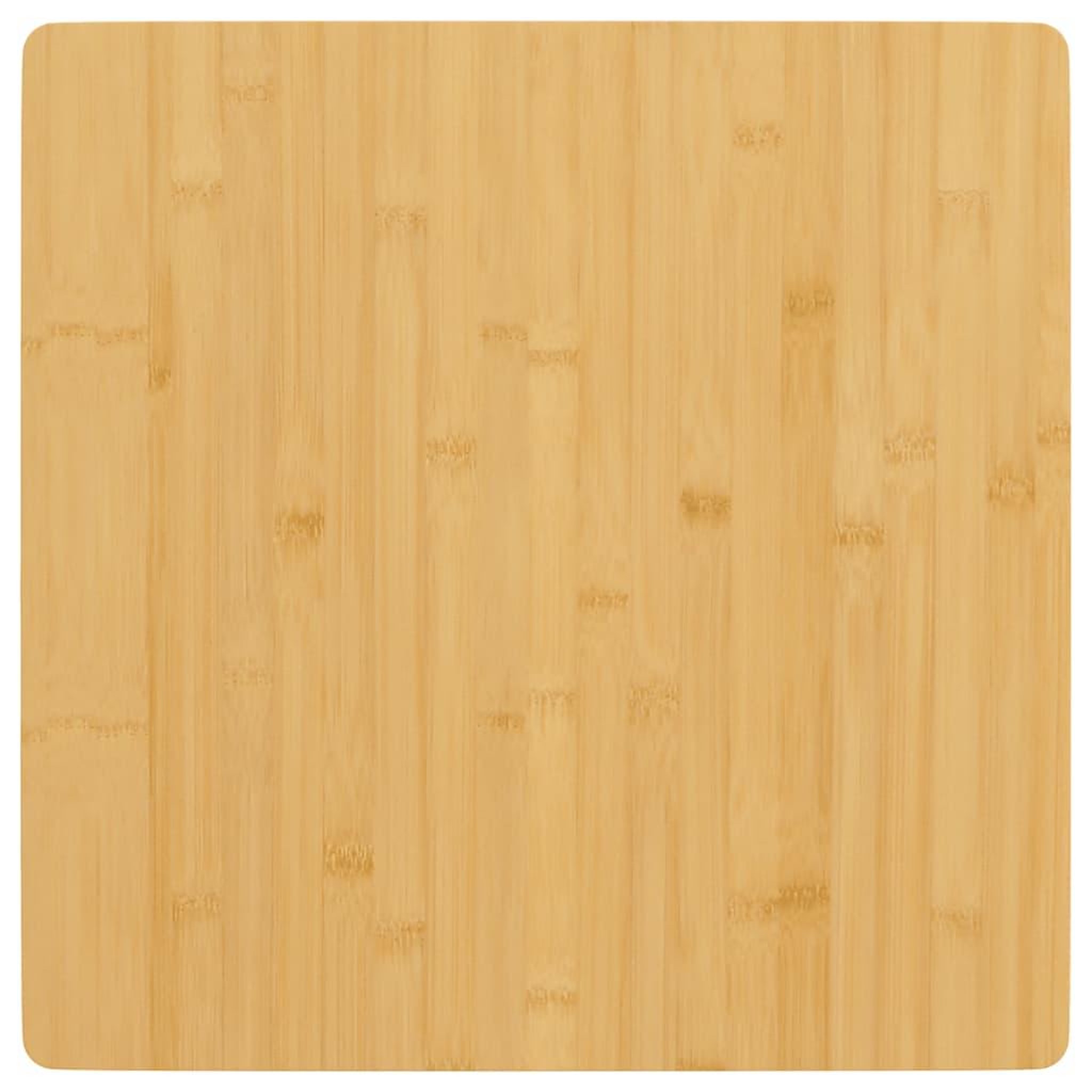 VIDAXL Dessus de table 60x60x1,5 cm bambou
