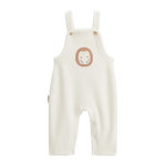 Petit Béguin Salopette bébé en molleton ultra chaud Envolée de bisous. Coloris disponibles : Beige