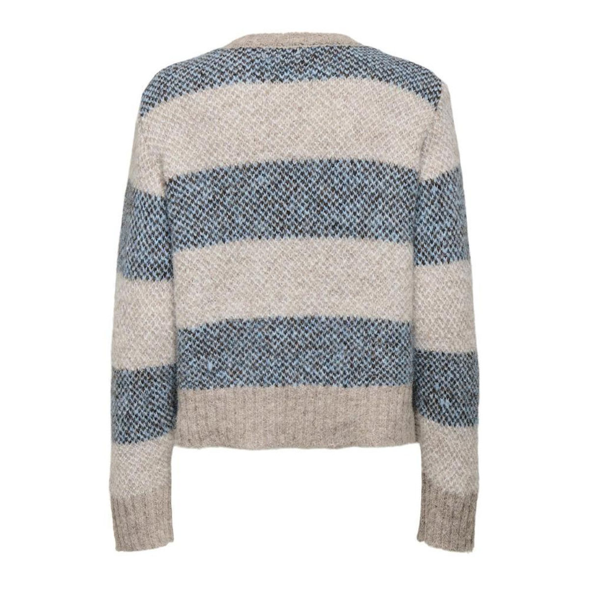 JACQUELINE DE YONG Pull Beige/Bleu Femme JDY Zoey