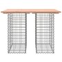 Voir la diapositive 3 : VIDAXL Banc de jardin design gabion 100x70x72cm bois massif de douglas
