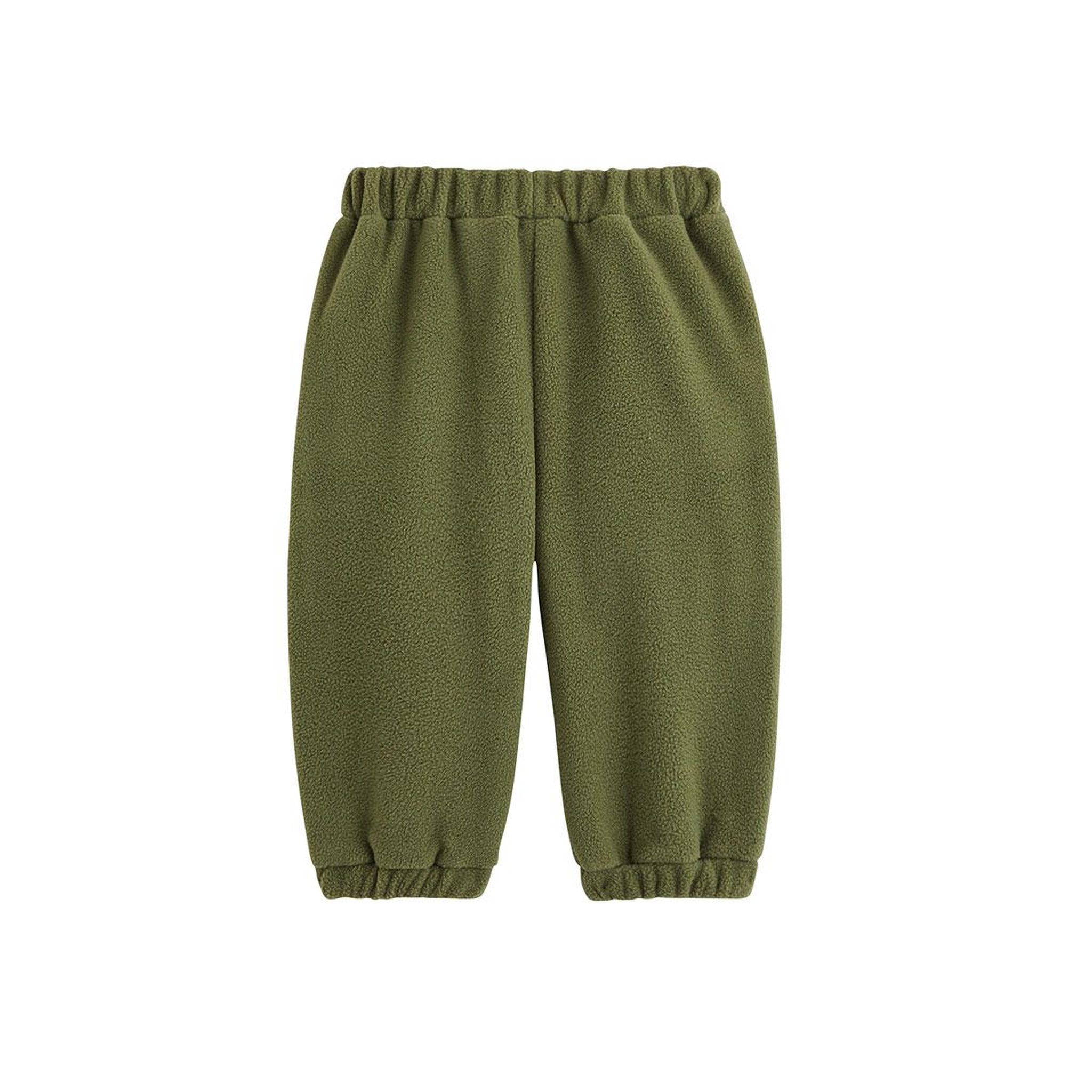 Voir la diapositive 2 : PETIT BEGUIN Pantalon bébé en polaire pistache