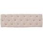 Voir la diapositive 3 : VIDAXL Banc Lin Bois massif 110 x 38 x 48 cm Blanc creme