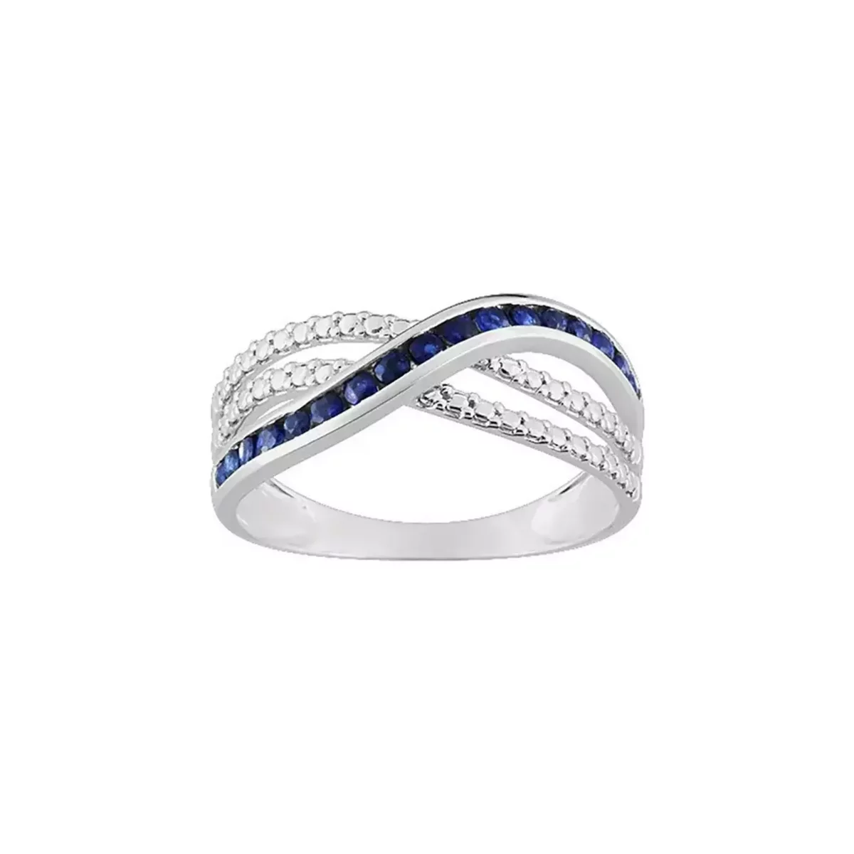 Tousmesbijoux Bague femme saphir Or 9 Carats pas cher Auchan.fr