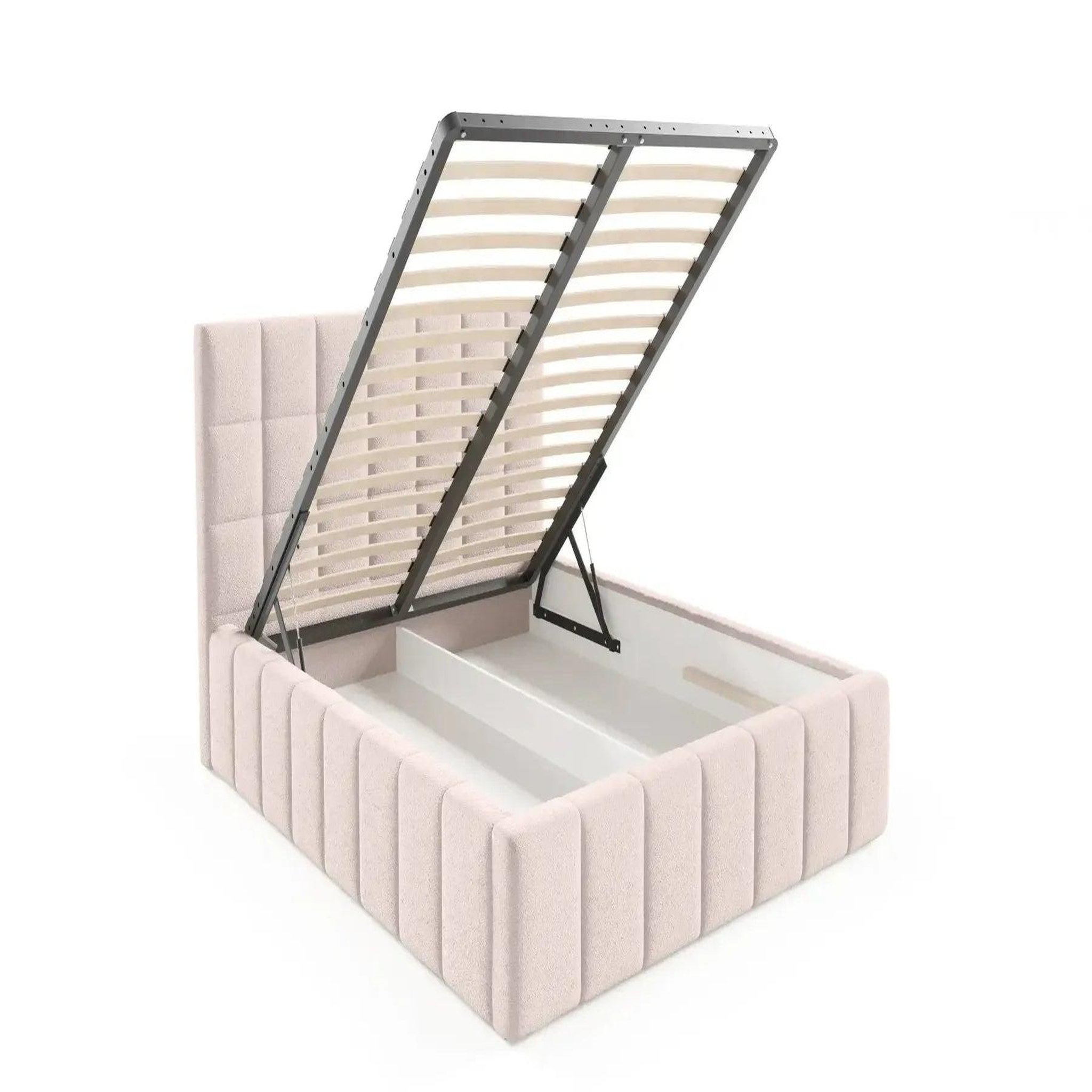Voir la diapositive 6 : CASANOVA PARIS Florence - lit coffre tissu chenille
