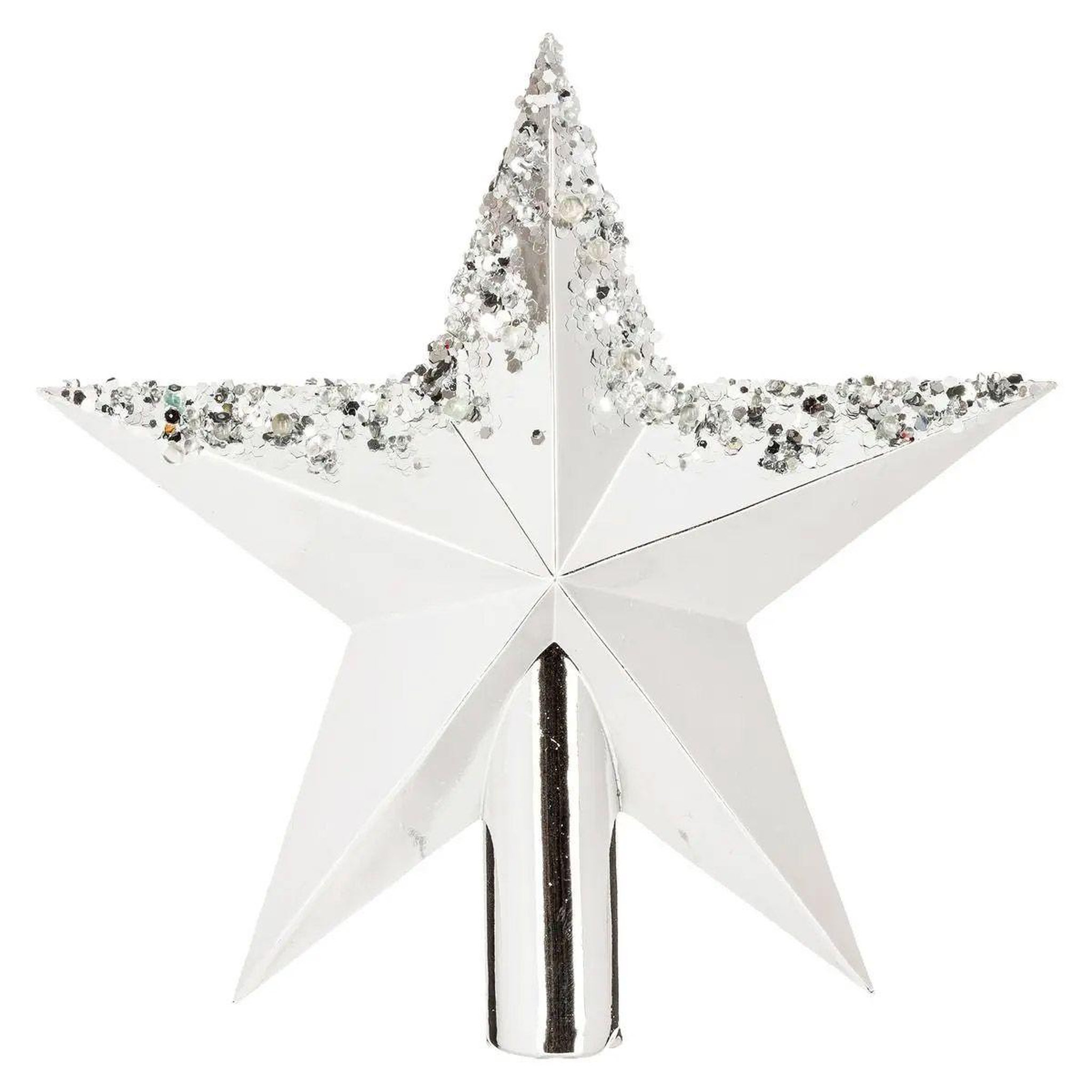 ATMOSPHERA Cimier étoile gouttes  colorama  22cm argent