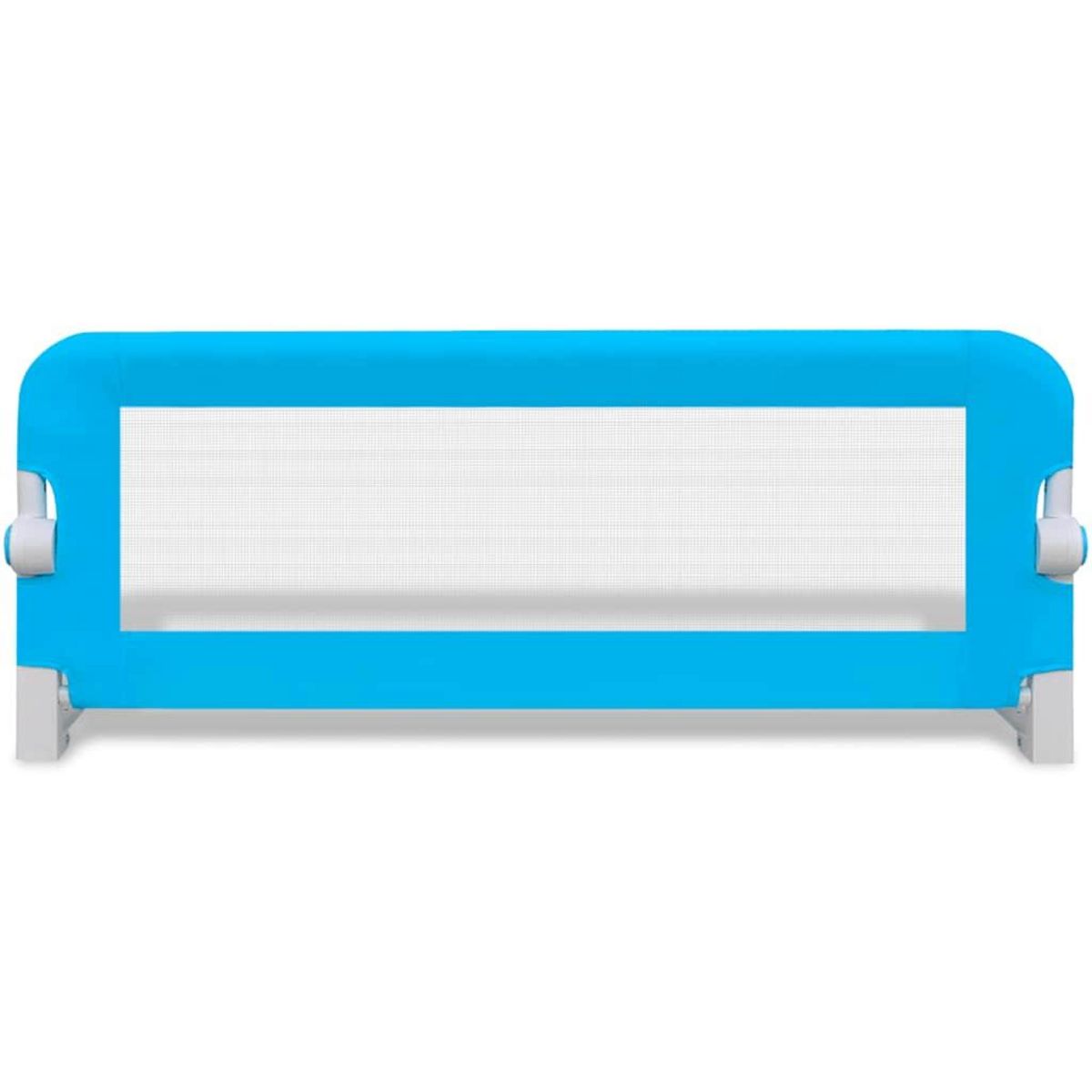 VIDAXL Barriere de lit pour enfants 102x42 cm Bleu