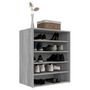 Voir la diapositive 4 : VIDAXL Meuble a chaussures Sonoma gris 60x35x70 cm Bois d'ingenierie