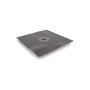 Voir la diapositive 1 : Lazer Feuille d'étanchéité ISOTANCHE1200X1200 grille carrée siphon horizontale D50 LAZER 230460