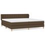 Voir la diapositive 2 : VIDAXL Sommier a lattes de lit avec matelas Marron fonce 200x200 cm