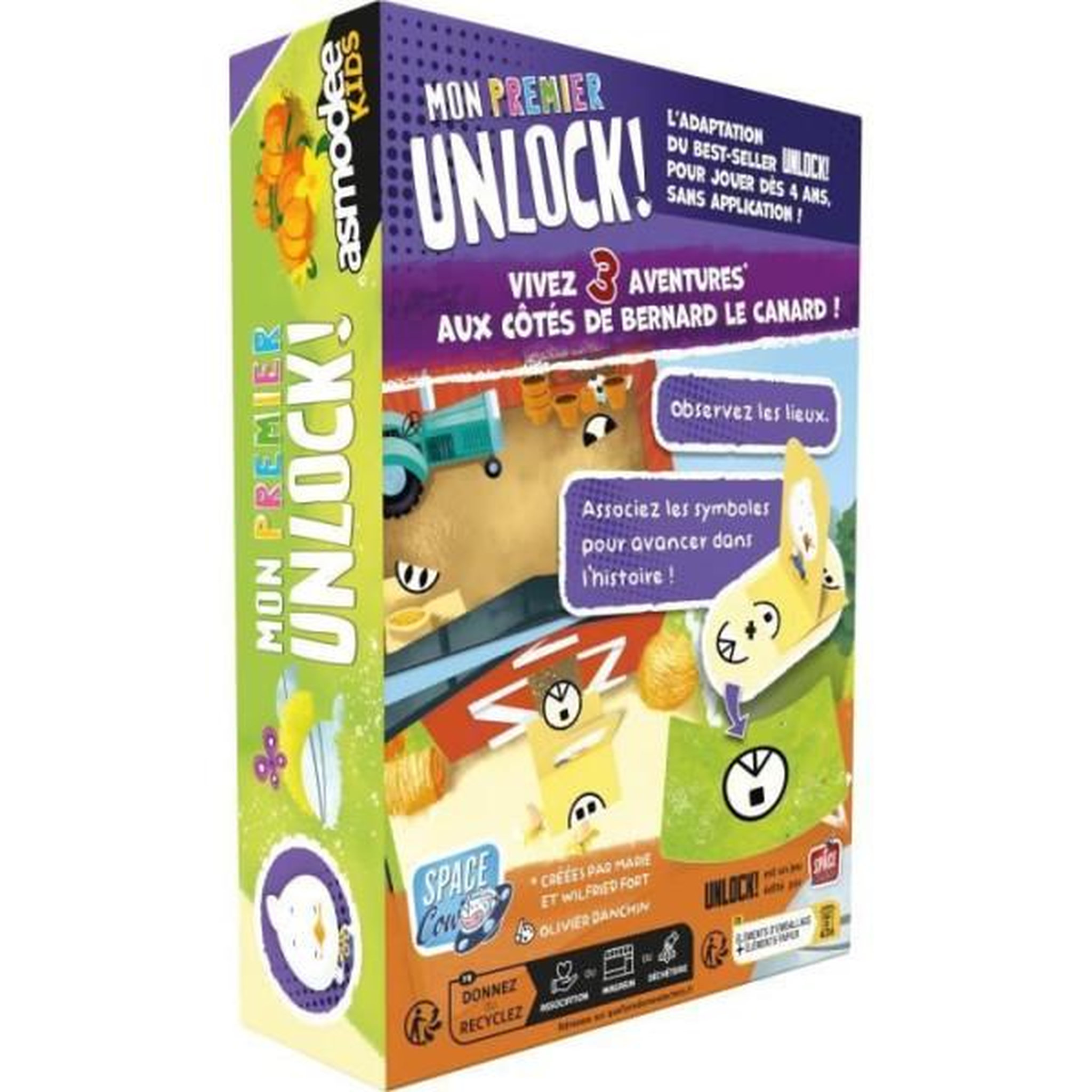 Voir la diapositive 5 : Asmodee Mon premier Unlock - Histoires de canard