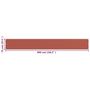 Voir la diapositive 6 : VIDAXL Ecran de balcon Terre cuite 75x600 cm PEHD