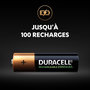 Voir la diapositive 5 : Duracell Pile rechargeable AAA/LR03 ULTRA POWER 850 mAh x4