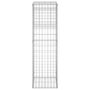 Voir la diapositive 5 : VIDAXL Poteaux a panier de gabion 2 pcs 40x40x140 cm Fer