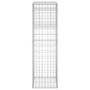 Voir la diapositive 5 : VIDAXL Poteaux a panier de gabion 2 pcs 40x40x140 cm Fer