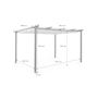 Voir la diapositive 4 : SWEEEK Pergola aluminium - Isla 3x4m - Tonnelle idéale pour votre terrasse, toit rétractable, toile coulissante, structure aluminium