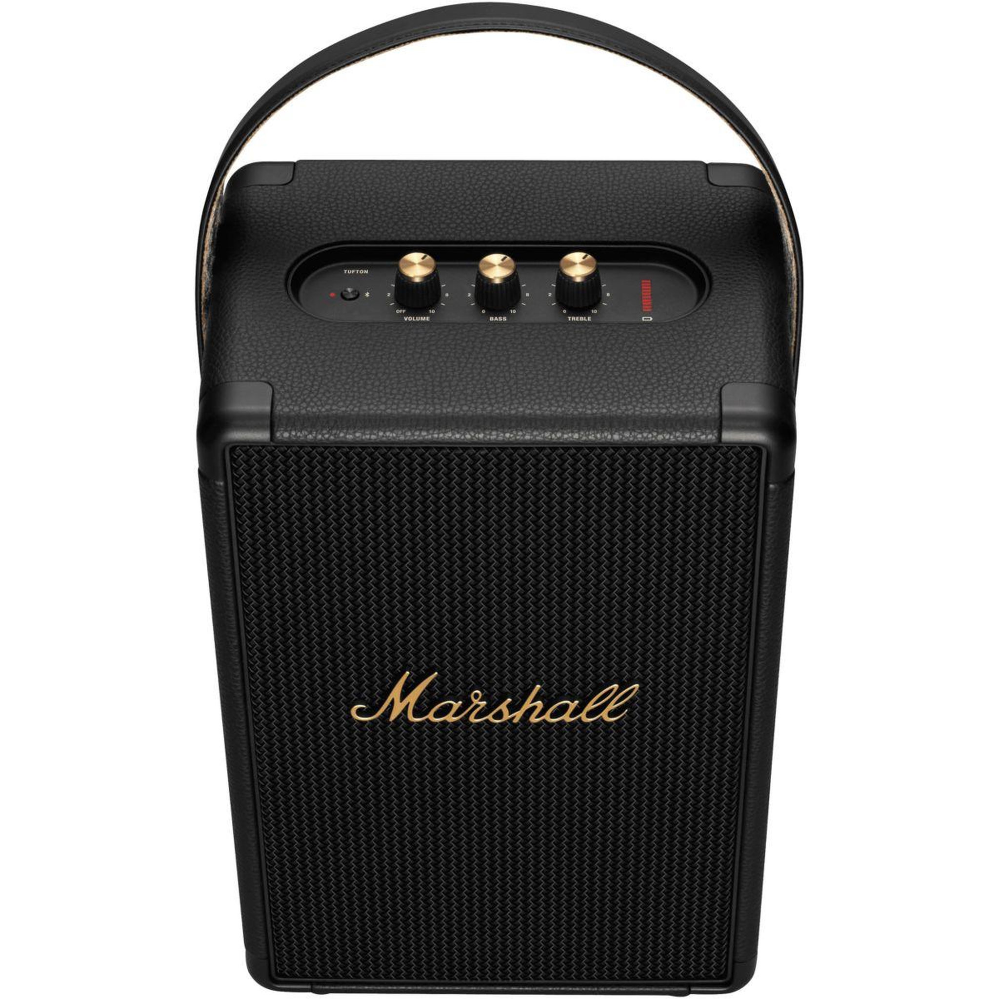 Voir la diapositive 4 : MARSHALL Enceinte portable tufton black & brass