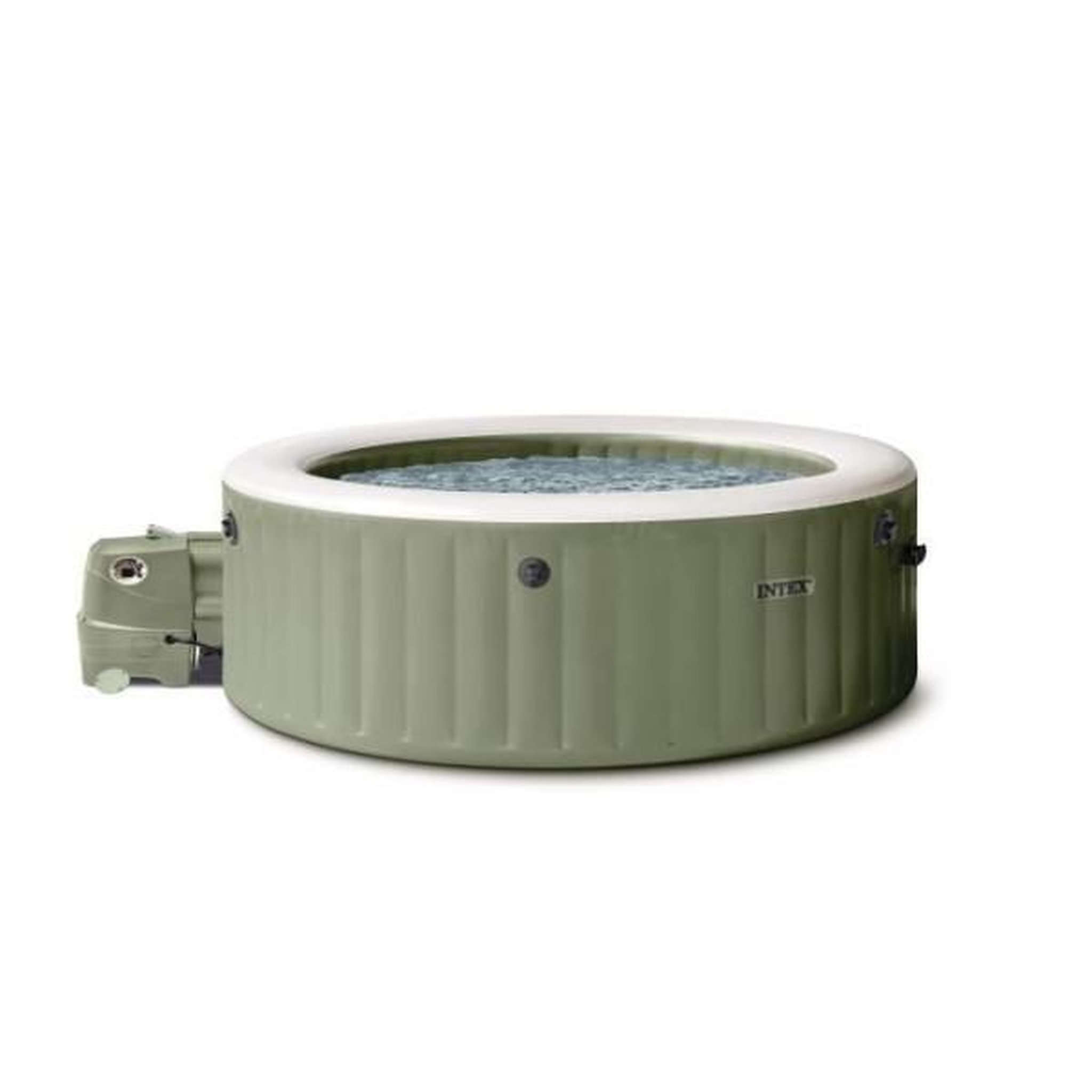 INTEX Spa gonflable intex - olive - 196 x 196 x 71 cm - 4 places - carré - 28426np